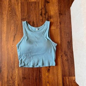 Uniqlo Ribbed Cropped Sleeveless Bra Top
